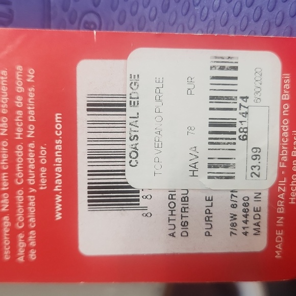 Havaianas Purple & PInk FlipFlops - Picture 8 of 9